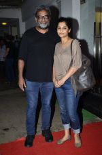 Gauri Shinde, R Balki at Finding Fanny screening for Big B in Sunny Super Sound on 10th Sept 2014